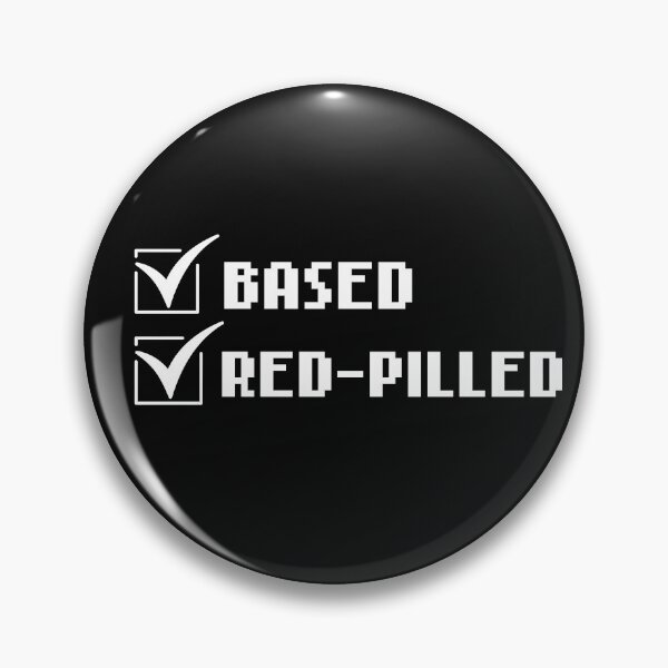 Item preview, Vintage Red Pilled funny typography  designed and sold by garniturex.