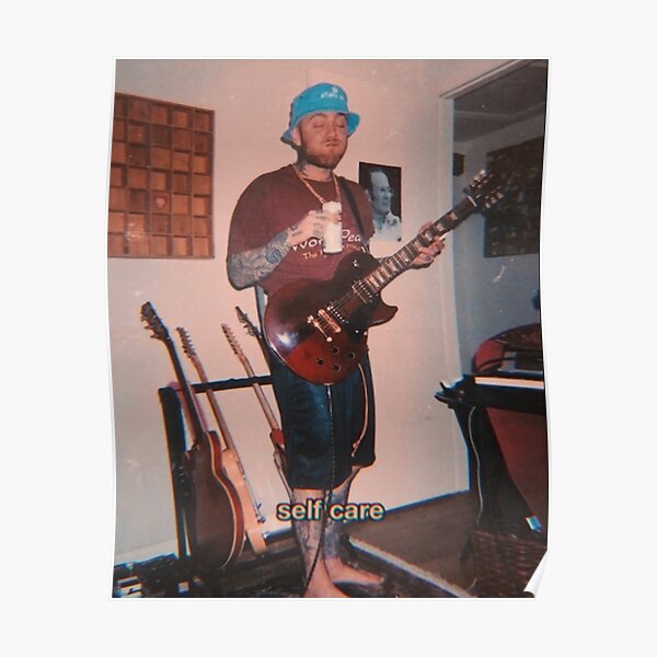 Mac mit der Gitarre Poster
