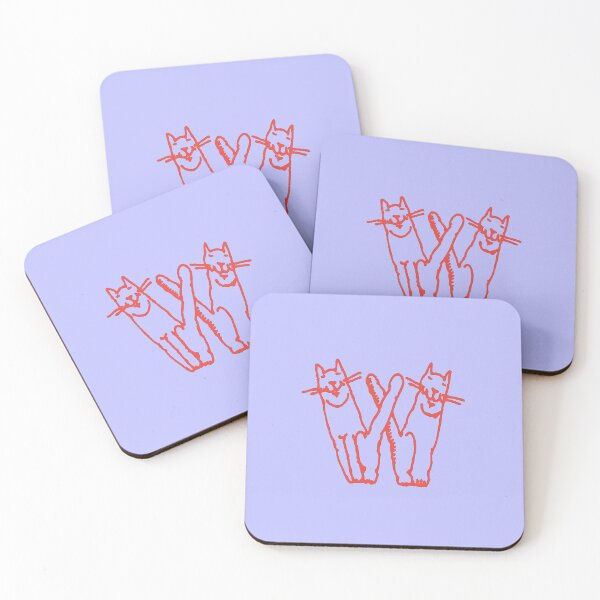 Item preview, Cat Initial Monogram W designed and sold by Rajeev  Singh.
