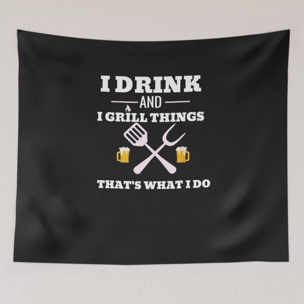 Item preview, Funny Drink Beer Grill Dad Father s Day Gift designed and sold by arabrefugee0695.