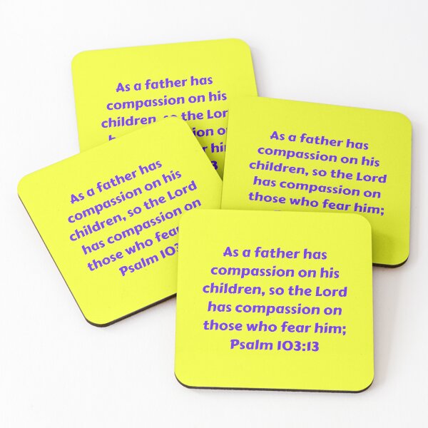Artikelvorschau, Bible Verse Psalm 103:13 entworfen und verkauft von Prayingwarrior.
