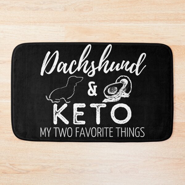 Item preview, Dachshund & Keto Print | black designed and sold by TheDachshund.