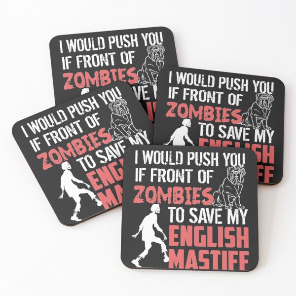 Item preview, Zombies Save English mastiff Dog T-Shirt  designed and sold by StarcyWol.