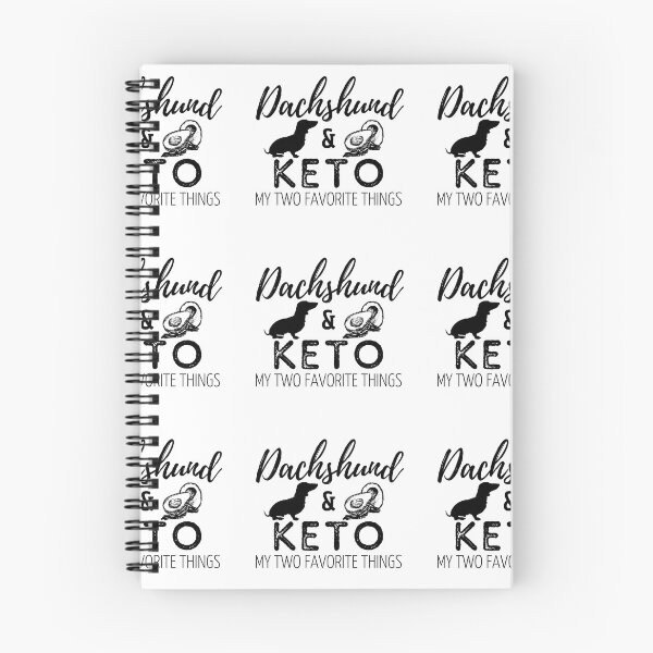 Item preview, Dachshund & Keto Print designed and sold by TheDachshund.