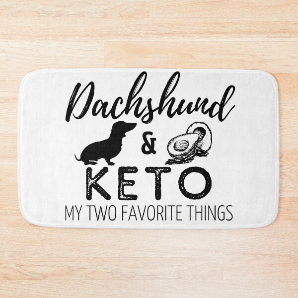 Item preview, Dachshund & Keto Print designed and sold by TheDachshund.