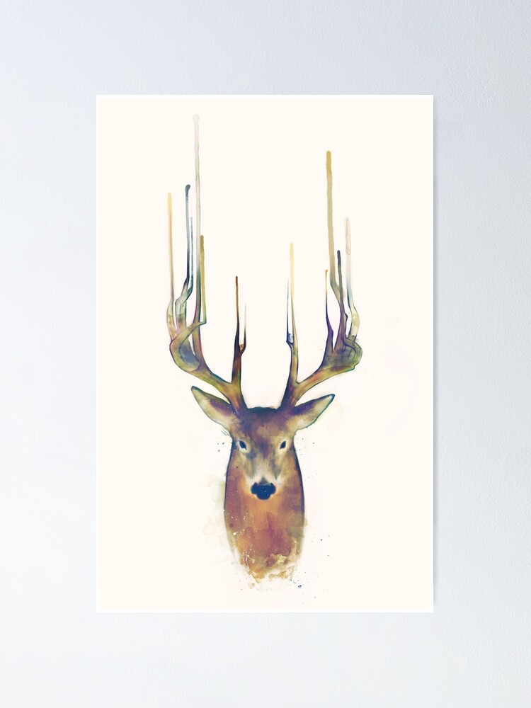 Alternate view of Deer // Steadfast Poster