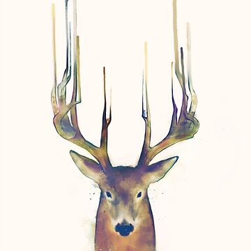 Artwork thumbnail, Deer // Steadfast by AmyHamilton