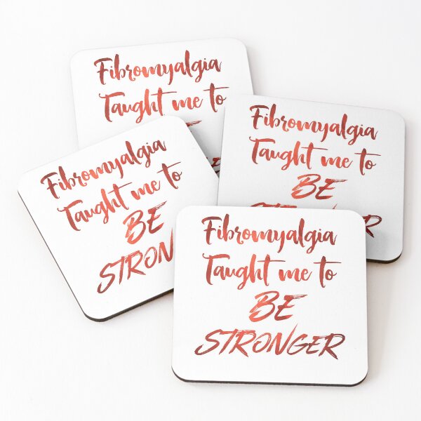 Item preview, Fibromyalgia taught me to be stronger, Fibro Flair, disability swag, workout brag designed and sold by IndependentLife.