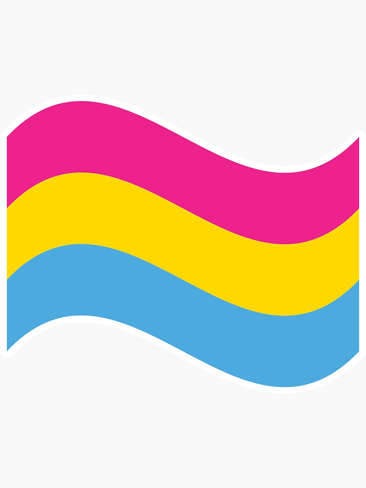 Pansexual Flag Sticker For Sale By Tcreset Redbubble