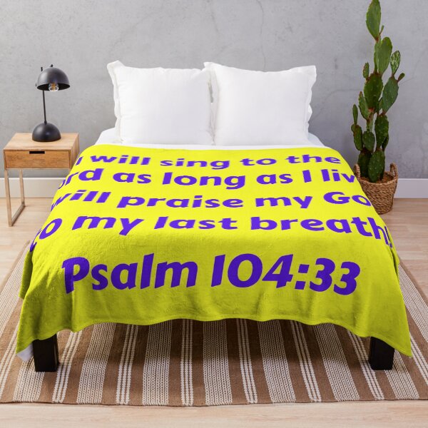 Item preview, Bible Verse Psalm 104:33 designed and sold by Prayingwarrior.