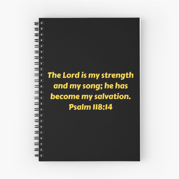 Artikelvorschau, Bible Verse Psalm 118:14 entworfen und verkauft von Prayingwarrior.