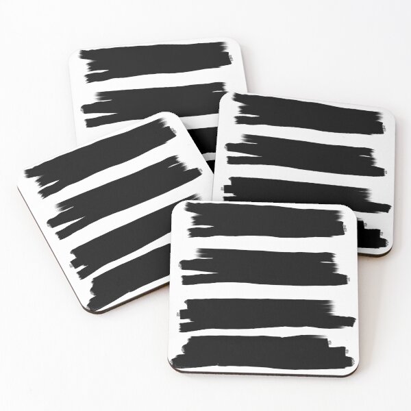 Item preview, Brush black and white abstract art designed and sold by KennyLucky.