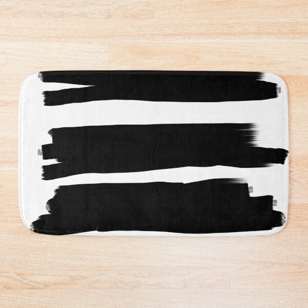 Item preview, Brush black and white abstract art designed and sold by KennyLucky.