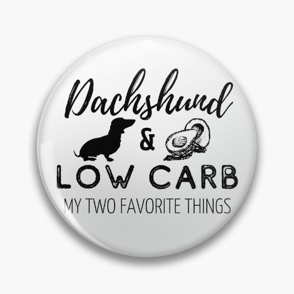 Artikelvorschau, Dachshund & Low Carb Print entworfen und verkauft von TheDachshund.