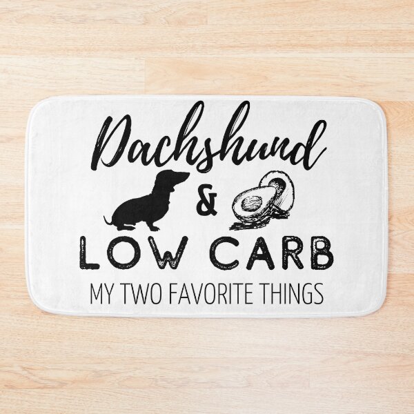 Item preview, Dachshund & Low Carb Print designed and sold by TheDachshund.