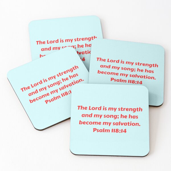 Aperçu de l'œuvre Bible Verse Psalm 118:14 créée et vendue par Prayingwarrior.