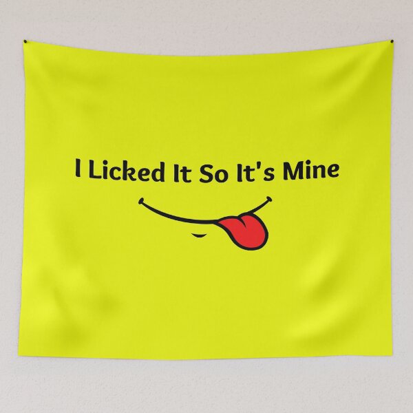 Item preview, I Licked it So It's Mine Funny Quote Childhood Trick Ice Cream designed and sold by CBCreations73.