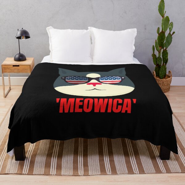 Item preview, Vintage Meowica cat Funny illustration designed and sold by garniturex.
