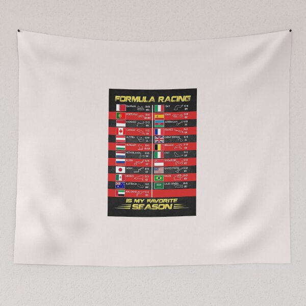 Item preview, Formula Racing Is My Favorite Season Poster designed and sold by AndyVDominguez.