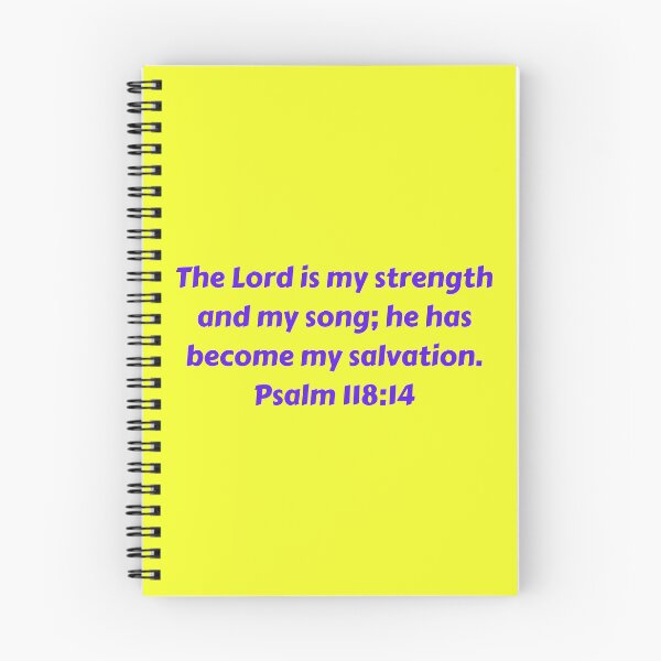 Artikelvorschau, Bible Verse Psalm 118:14 entworfen und verkauft von Prayingwarrior.