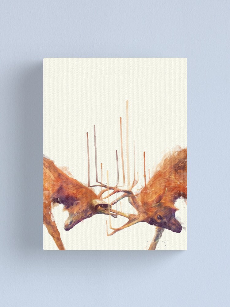 Alternate view of Stags // Strong Canvas Print