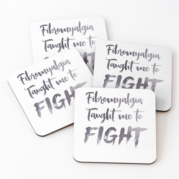 Item preview, Fibromyalgia taught me to Fight, Fibro Flair, disability swag, workout brag designed and sold by IndependentLife.