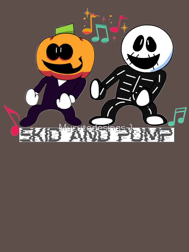 Skid And Pum T Shirt Friday Night Funkin Hallowen Skate And Pump Sempai Skid Y Pump Fnf Pattern Design Pattern Design Skid And Pump Cute Designs T Shirt By Mycutedesings 1 Redbubble