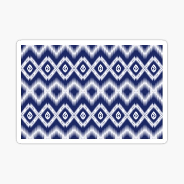 Ethnic seamless ikat pattern Sticker