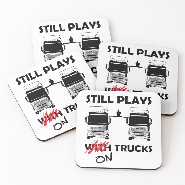 Item preview, Still Plays With Trucks designed and sold by WelcomeToMarlon.