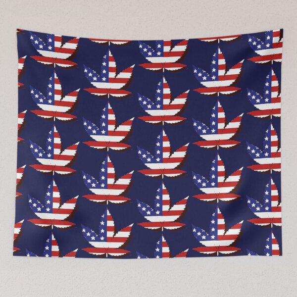 Item preview, American Canna-Pattern designed and sold by  CannaGranny™ .