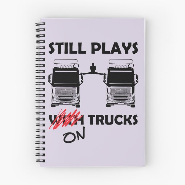 Item preview, Still Plays With Trucks designed and sold by WelcomeToMarlon.