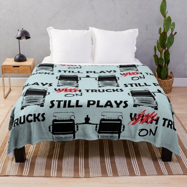 Item preview, Still Plays With Trucks designed and sold by WelcomeToMarlon.