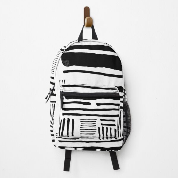 Item preview, Stripes black and white abstract art designed and sold by KennyLucky.