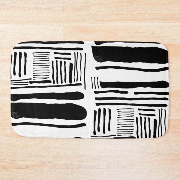 Item preview, Stripes black and white abstract art designed and sold by KennyLucky.