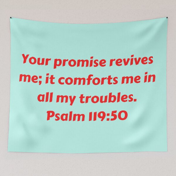 Item preview, Bible Verse Psalm 119:50 designed and sold by Prayingwarrior.