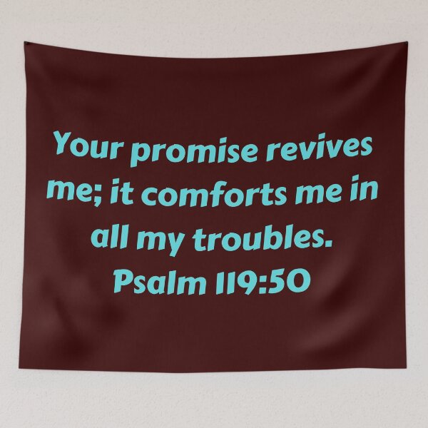 Item preview, Bible Verse Psalm 119:50 designed and sold by Prayingwarrior.
