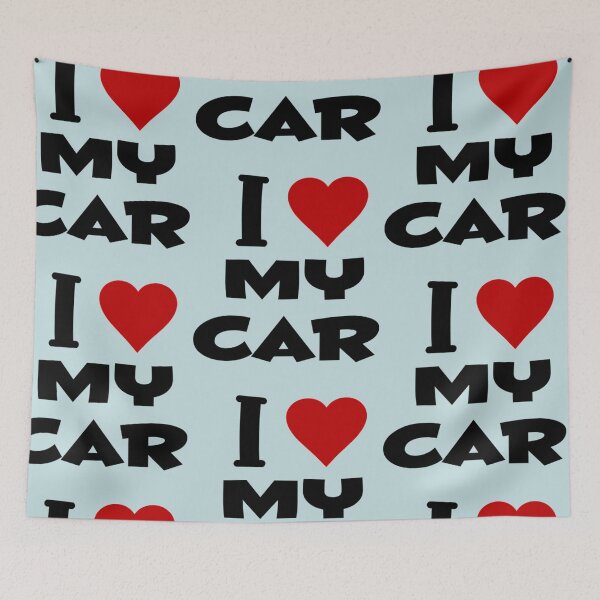 Item preview, I Love My Car designed and sold by WelcomeToMarlon.
