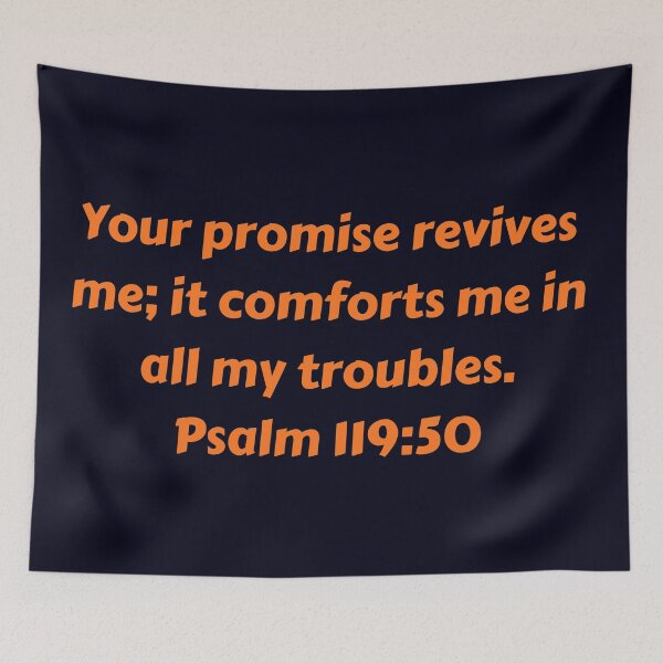 Item preview, Bible Verse Psalm 119:50 designed and sold by Prayingwarrior.