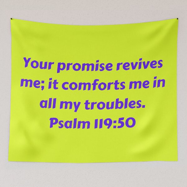 Item preview, Bible Verse Psalm 119:50 designed and sold by Prayingwarrior.
