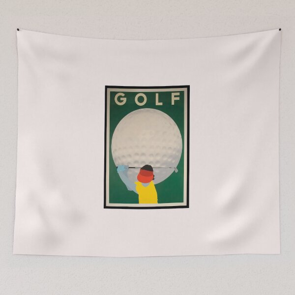 Item preview, Girl Playing Golf Art Poster designed and sold by AndyVDominguez.