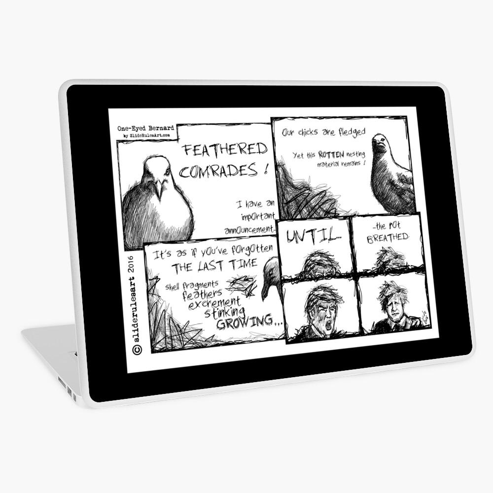One-Eyed Bernard, Episode #01. Laptop Skin