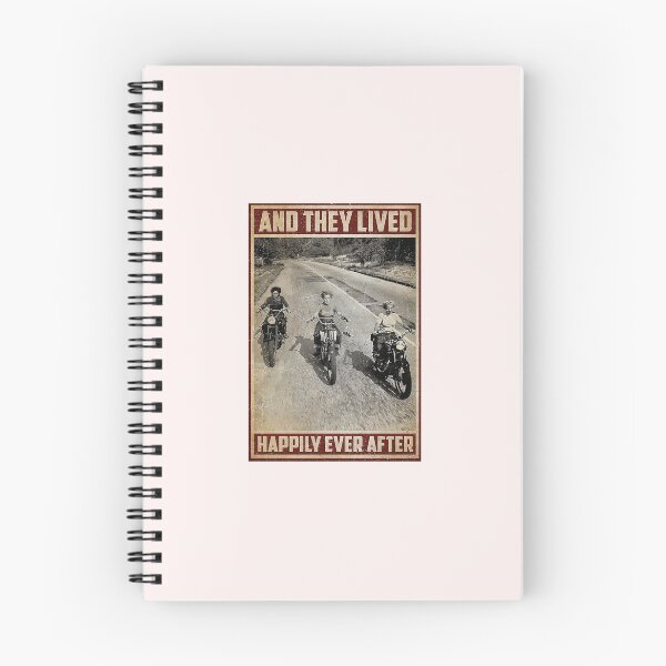 Item preview, Girls Motorcycle And They Lived Happily Ever After Poster designed and sold by AndyVDominguez.