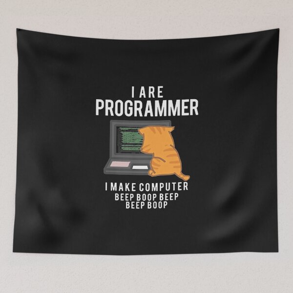 Item preview, Cat I Are Programmer I Make Computer Beep Boop Beep Beep Boop designed and sold by AlesChmielewsk.