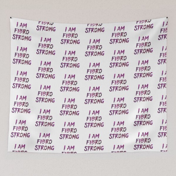 Item preview, I am Fibro Strong, Fibro Flair, disability swag designed and sold by IndependentLife.