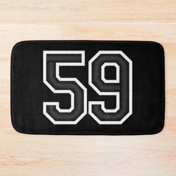 Item preview, 59 Black Jersey Sports Number fifty-nine Football 59 designed and sold by elhefe.