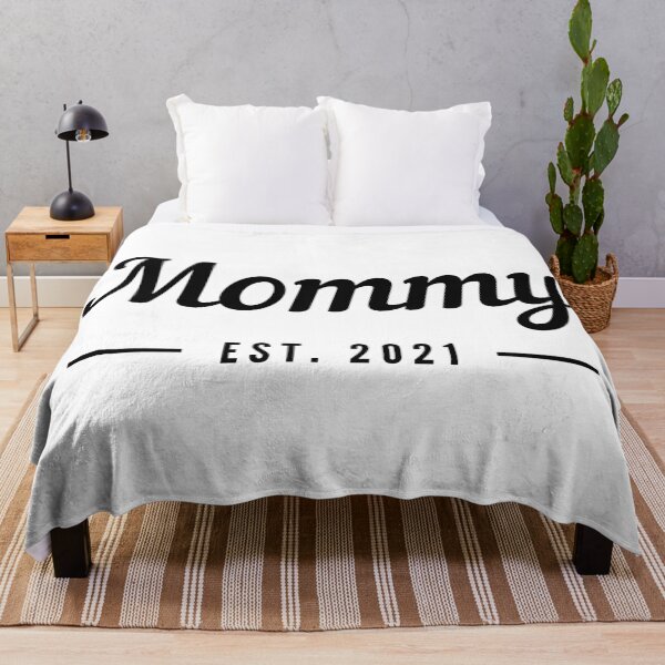 Item preview, Mommy EST. 2021. Perfect for the New Mom or Mom To Be. designed and sold by That Cheeky Tee.