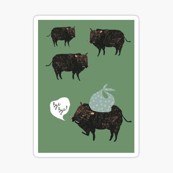 Bye Bye! Sticker