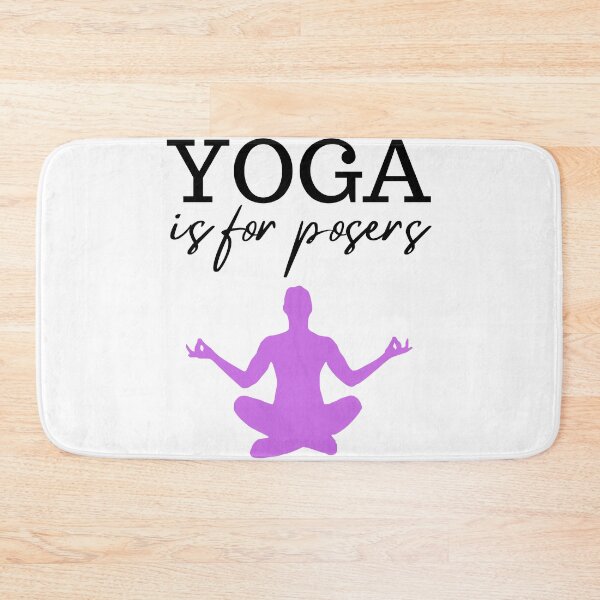 Item preview, Yoga Is For Posers| Funny Pun designed and sold by Catherine Emma.