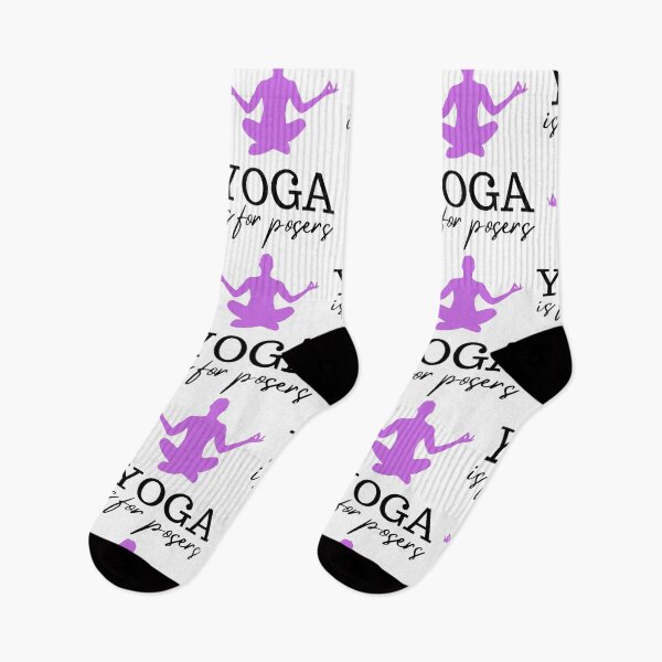 Item preview, Yoga Is For Posers| Funny Pun designed and sold by Catherine Emma.