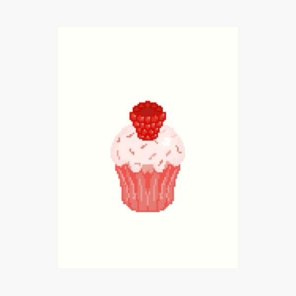 Pixel Cake Art Prints Redbubble